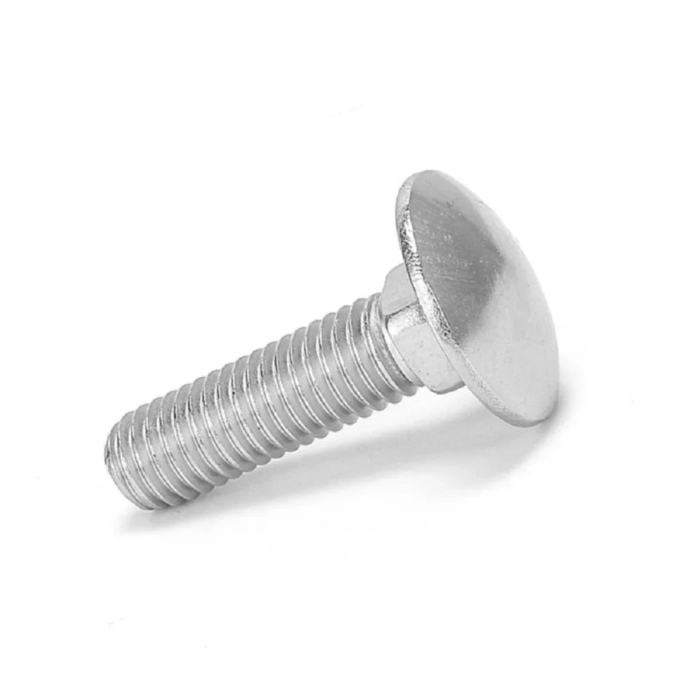 1-10pcs M3 M4 M5 M6 M8 M10 M12 DIN603 304 stainless steel Carriage Screws Carriage Bolts Shelf Screws Computer Desk Accessories