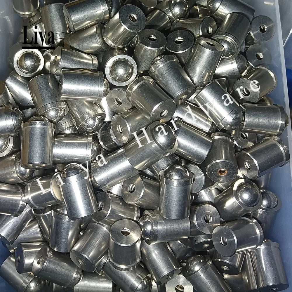 10pcs 2mm 3mm 4mm 5mm 6mm 8mm 10mm 304 Stainless Steel Ball Plunger Push Fit Ball Spring Ball Plungers set screws bolts