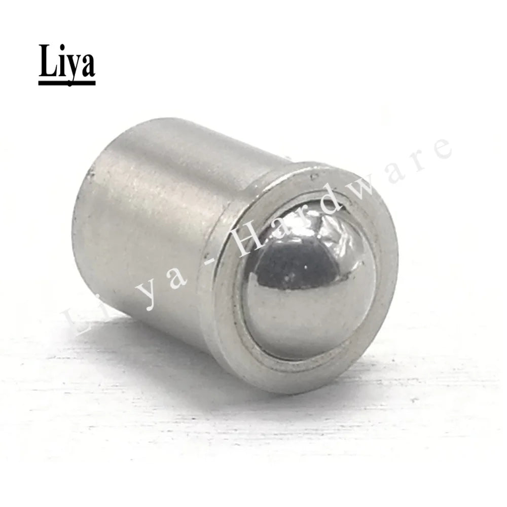 10pcs 2mm 3mm 4mm 5mm 6mm 8mm 10mm 304 Stainless Steel Ball Plunger Push Fit Ball Spring Ball Plungers set screws bolts