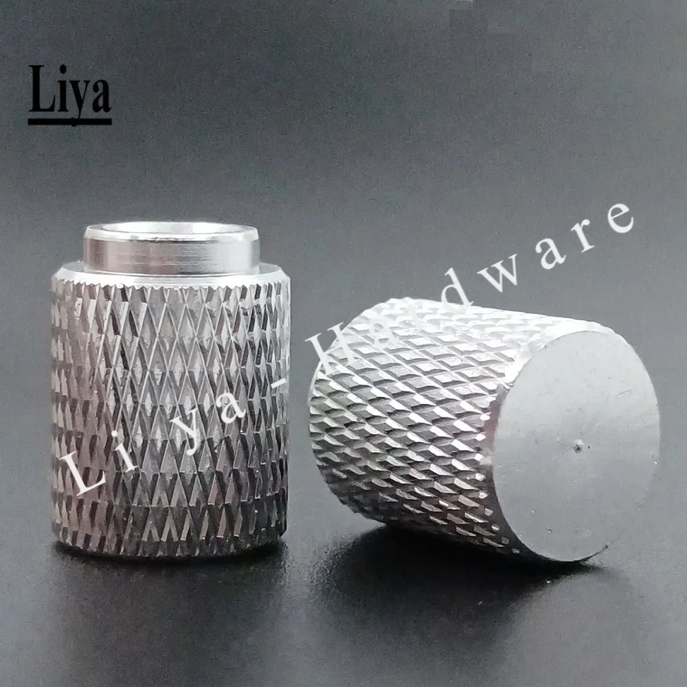 10pcs  M3 M4 M5 M6 colourful aluminum blind hole thumb nut lengthening and heightening round knurled handle nut