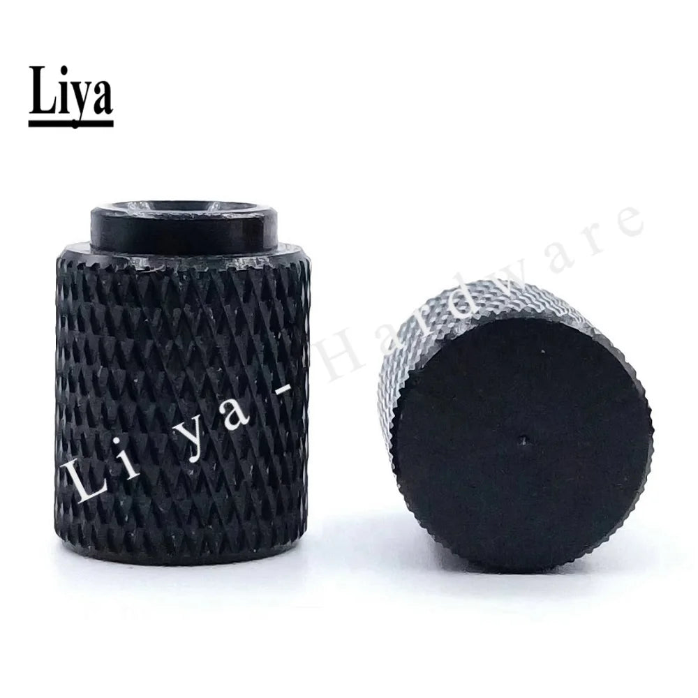 10pcs  M3 M4 M5 M6 colourful aluminum blind hole thumb nut lengthening and heightening round knurled handle nut