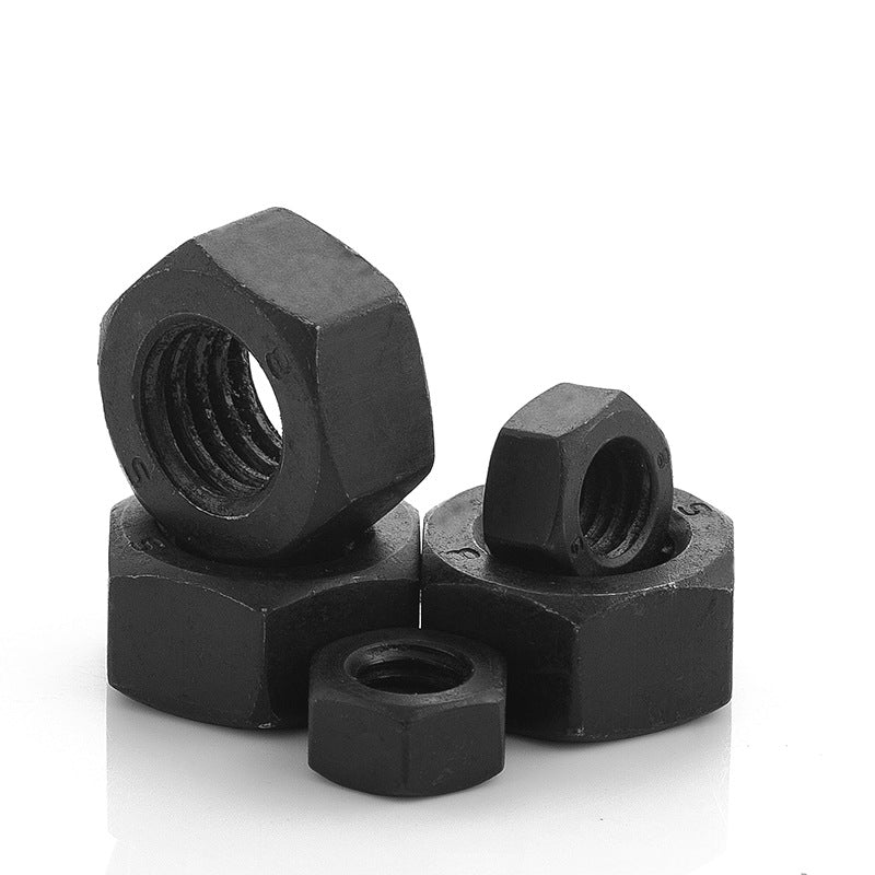 M2.5M5M10 304 stainless steel black hexagon nut screw nut outer hexagon nut bolt positioning nut for Industrial & Machinery Assembly