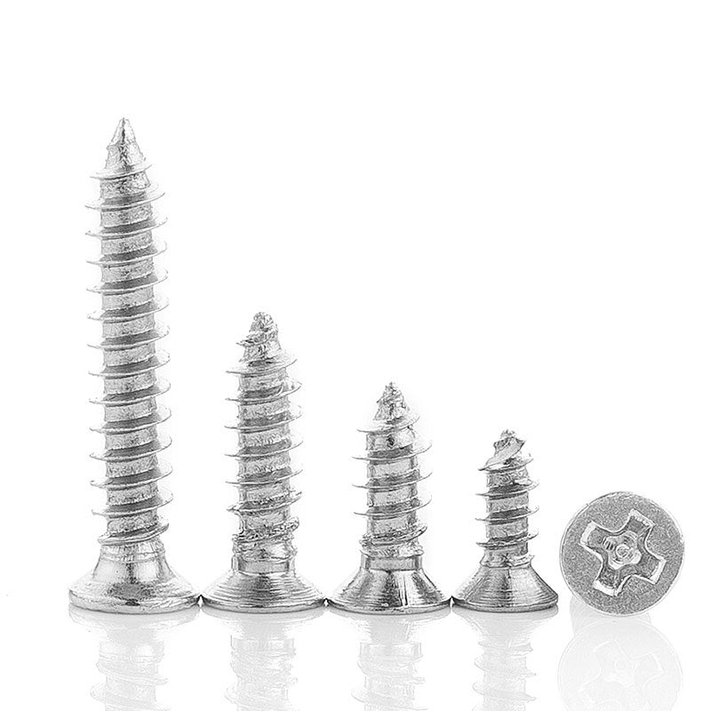 M1.2/M1.4/M2.2 Galvanized and hard self-tapping screws Cross countersunk head screws Self-tapping tip tail screws for Small Hardware & Precision Fixing