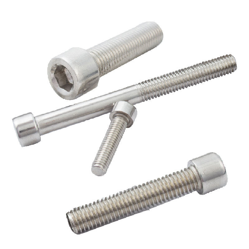 M3-M8 Galvanized Smooth Cup Head Hex Socket Bolts Half Thread Cylindrical Head Fasteners for Home & Industrial Use