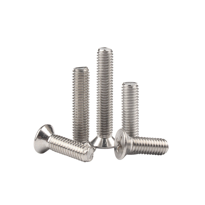 M2/M2.5/M3/M4 304 Stainless Steel Small Head Diameter Cross Groove Screws for Household & DIY Hardware Repairs