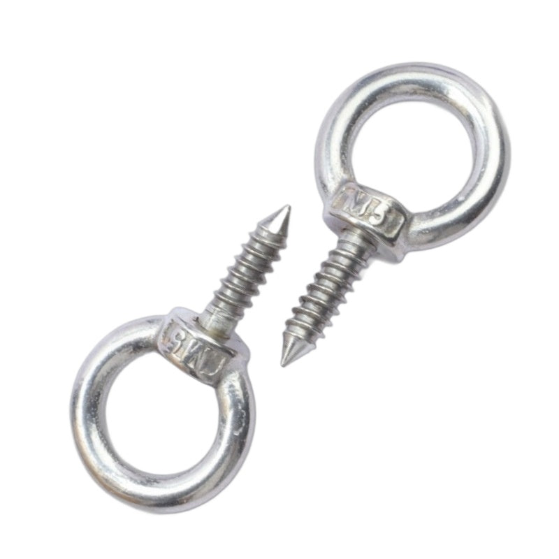 M4/M5/M6/M8/M12 304 Stainless Steel Lifting Ring Self-Tapping Screws – for Lifting & Equipment Mounting