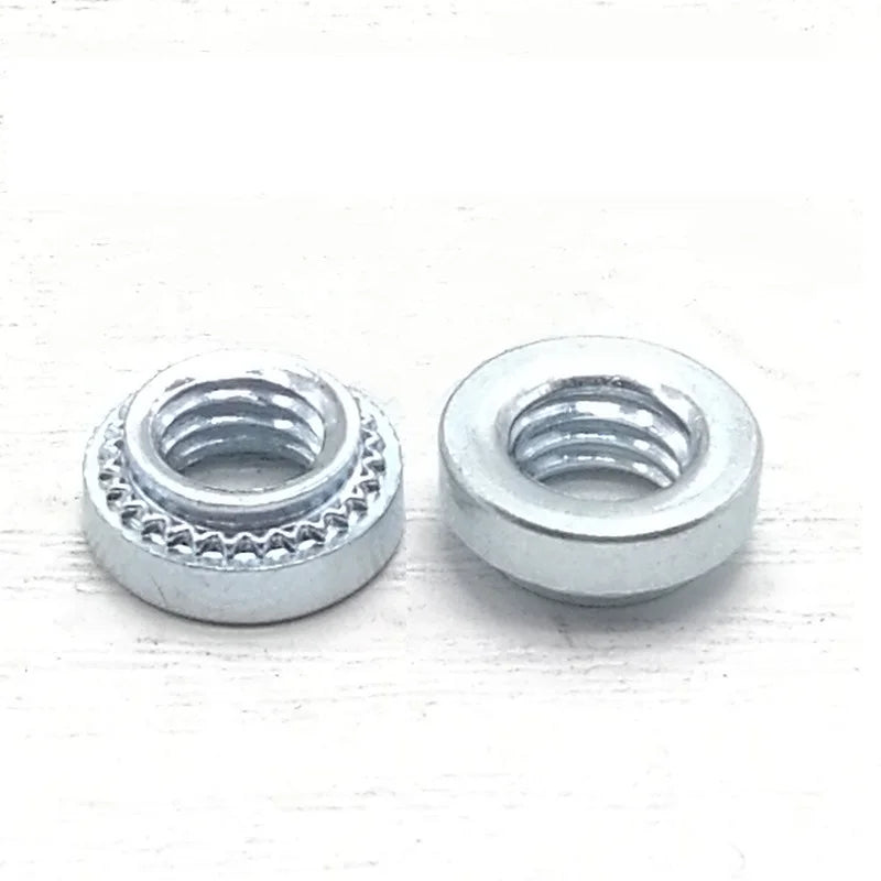 50pcs M2 M2.5 m3 M3.5 M4 M5   Slab Thickness 1.4mm 1.0mm 0.8mm Carbon Steel Rivnut Self-Clinching Insert Nutsert Press Rivet Nut