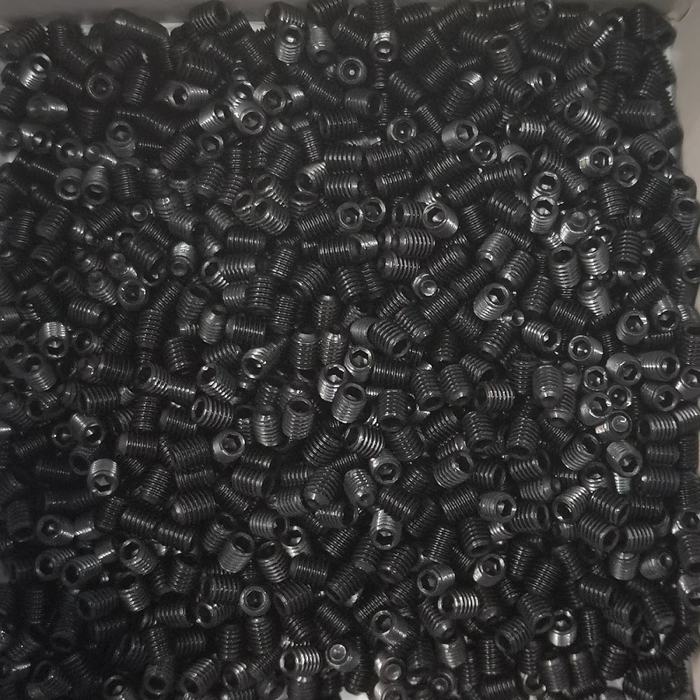50pcs M3x6 DIN916 grade 12.9  Alloy steel Hex Socket Set Screws Grub Screw