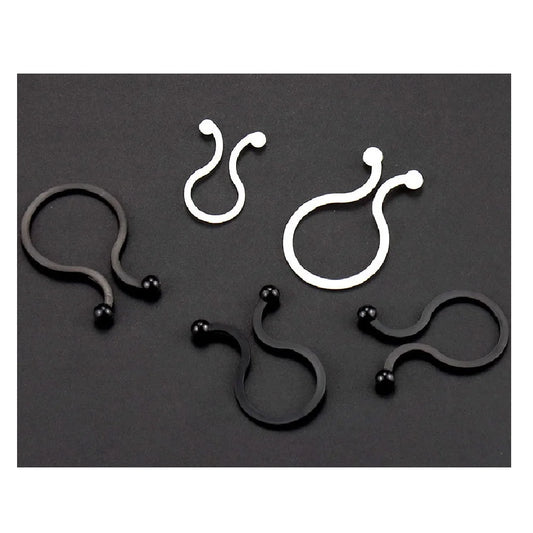 50pcs T Series Twist Ring Wire Clip Wire Buckle Nylon Clip Twist Wire Buckle Computer Peripheral Finishing