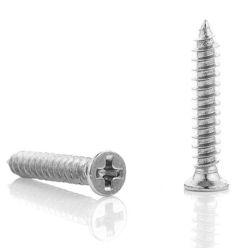 M1.2M1.4 Nickel-plated cross flat head self-tapping small screw Cross slot countersunk head self-tapping screw Electronic small screw for Electronics & Small Devices