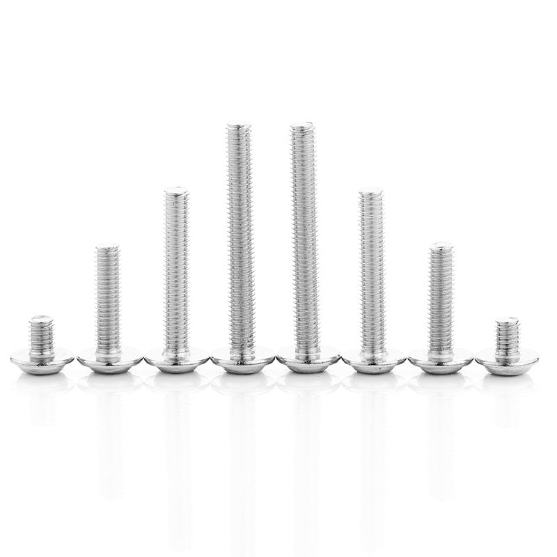 M1.4/M2.5/M3 Nickel-plated cross round head with gasket screw pan head with gasket screws for DIY & Furniture Assembly