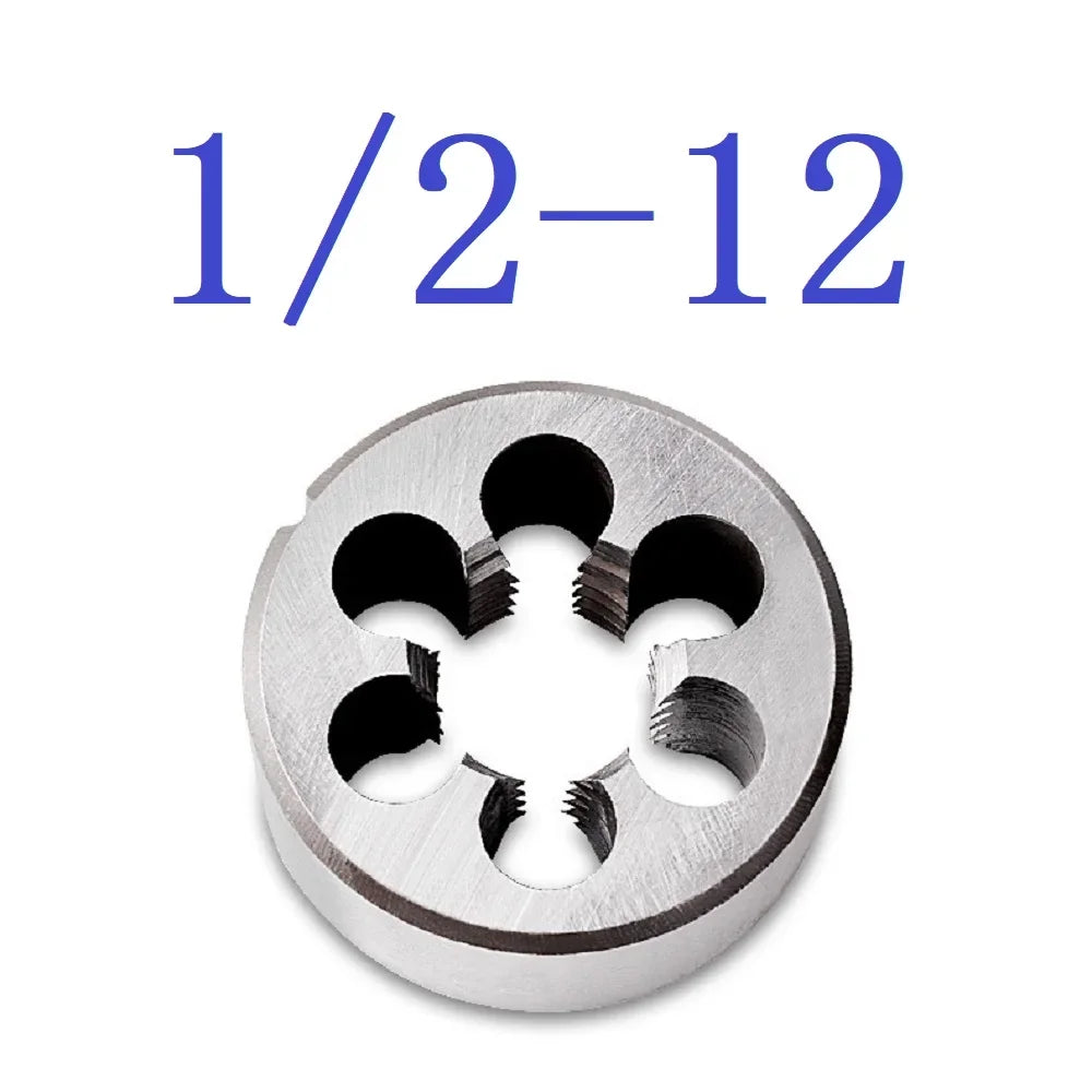 Inch 1pc 6#-32 8#-32 10#-24 1/4-20 5/16-18 3/8-16 1/2-13 Thread die Metal thread tool die