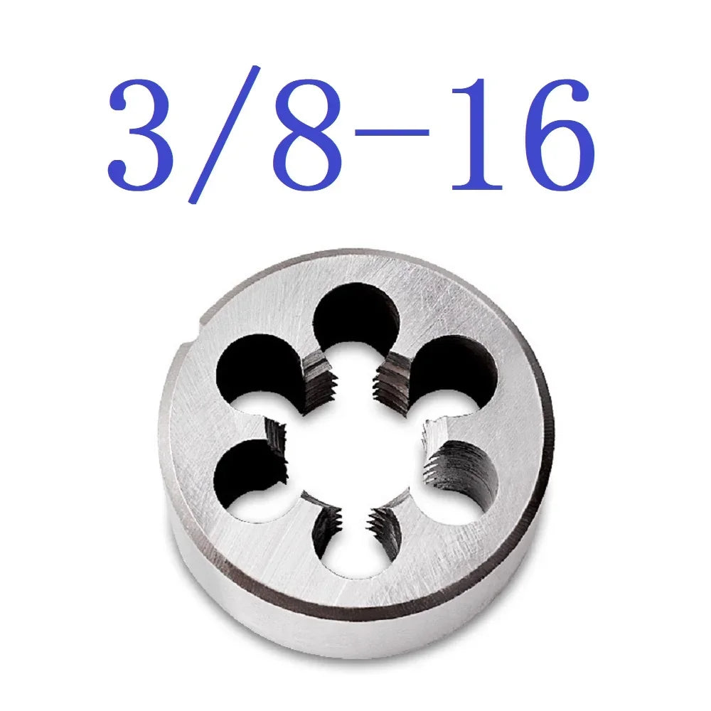 Inch 1pc 6#-32 8#-32 10#-24 1/4-20 5/16-18 3/8-16 1/2-13 Thread die Metal thread tool die
