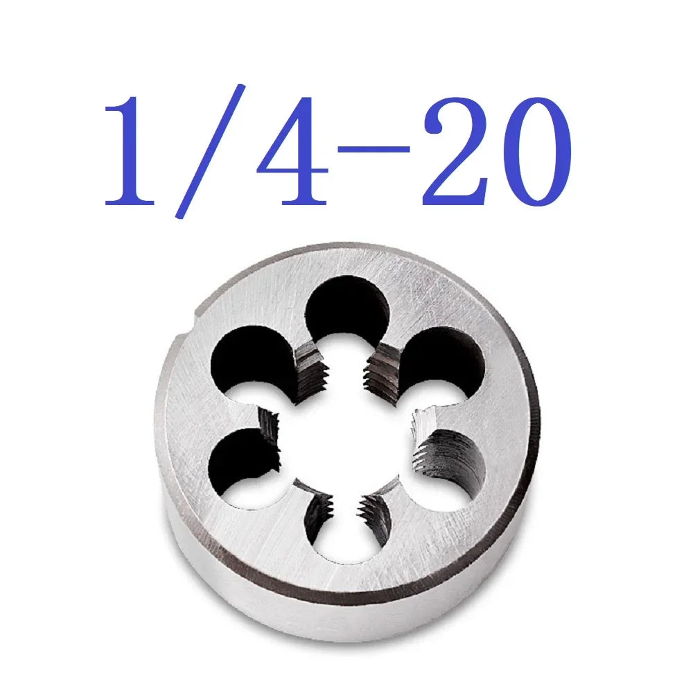 Inch 1pc 6#-32 8#-32 10#-24 1/4-20 5/16-18 3/8-16 1/2-13 Thread die Metal thread tool die