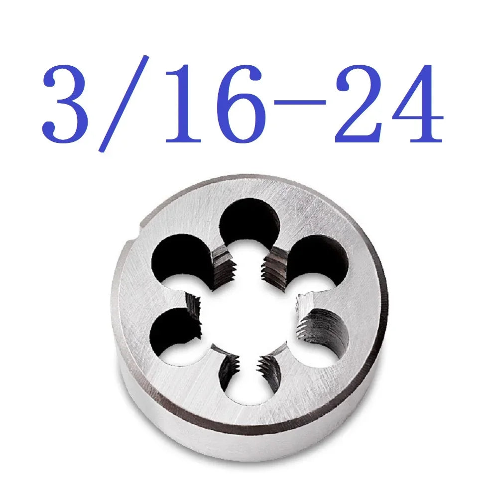 Inch 1pc 6#-32 8#-32 10#-24 1/4-20 5/16-18 3/8-16 1/2-13 Thread die Metal thread tool die