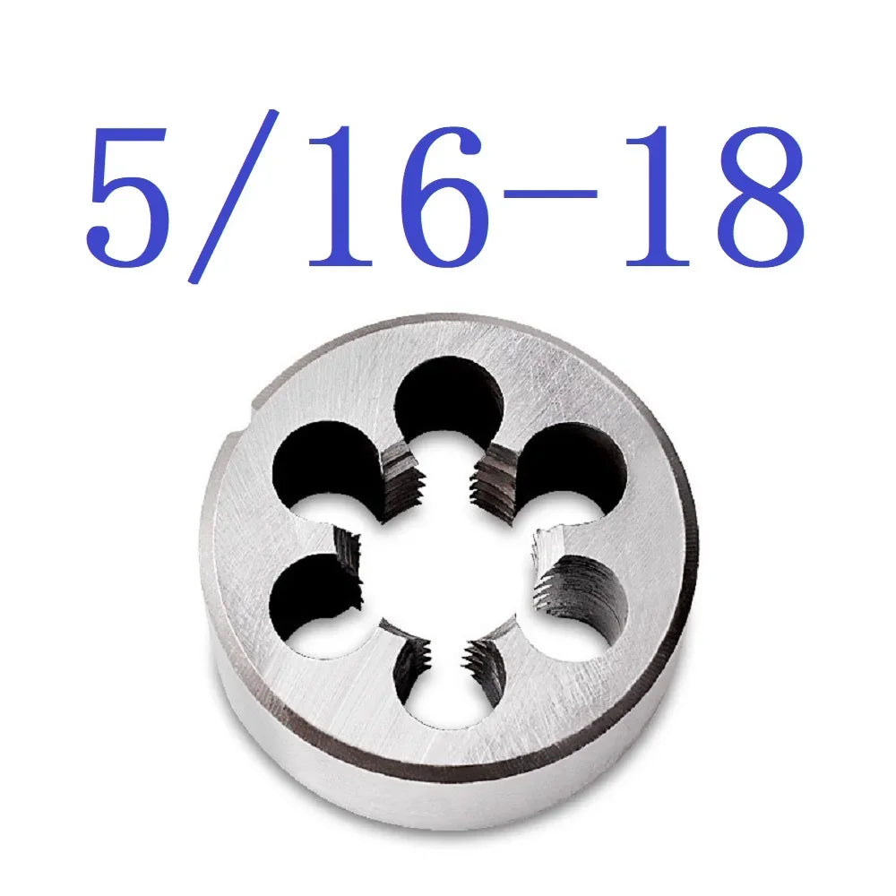 Inch 1pc 6#-32 8#-32 10#-24 1/4-20 5/16-18 3/8-16 1/2-13 Thread die Metal thread tool die