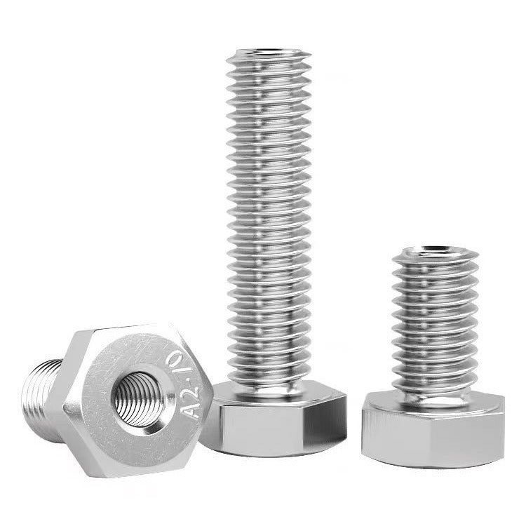 M6/M8/M20 304 stainless steel outer hexagon hollow screw inner and outer teeth adapter bolt conversion screw nut for Industrial Equipment & Repair