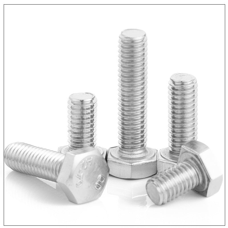 M6/M8/M10/M12/M16 304 stainless steel outer hexagon screw outer hexagon fine tooth screw hexagon head bolt for Construction & Pipe Fitting