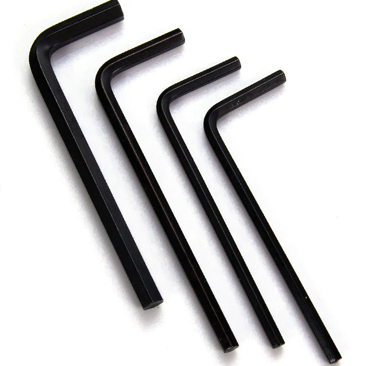 Carbon Steel Imperial US Hexagon Wrench inch Hexagon Wrench Cross Border L Flat Head Hexagon Allen Wrench for Mechanical & Furniture Assembly