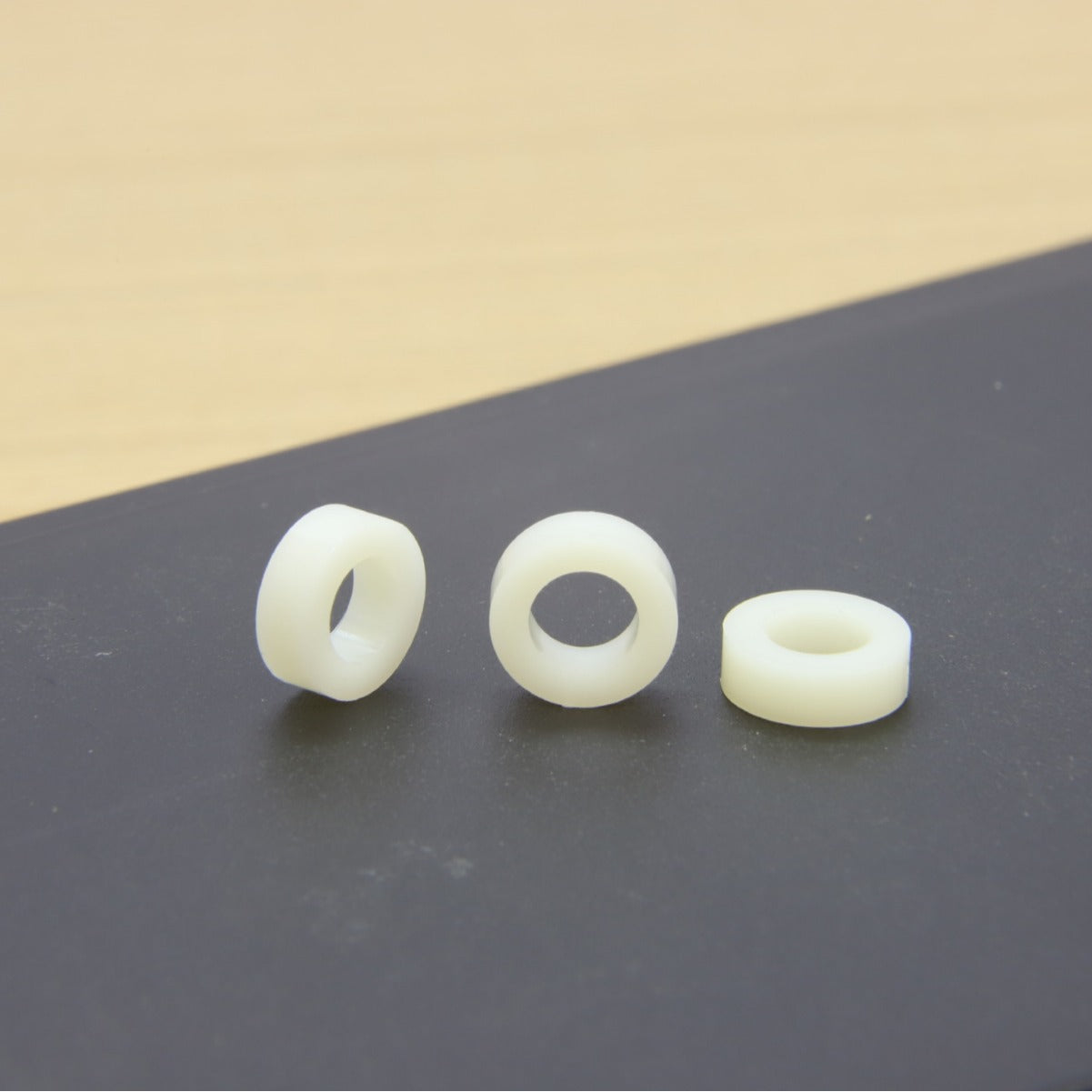 M2.8/M3/M4/M5.2 ABS White Nylon Isolation Column Through Hole Plastic Casing Hollow Through Column Support Column for Circuit Board Mounting