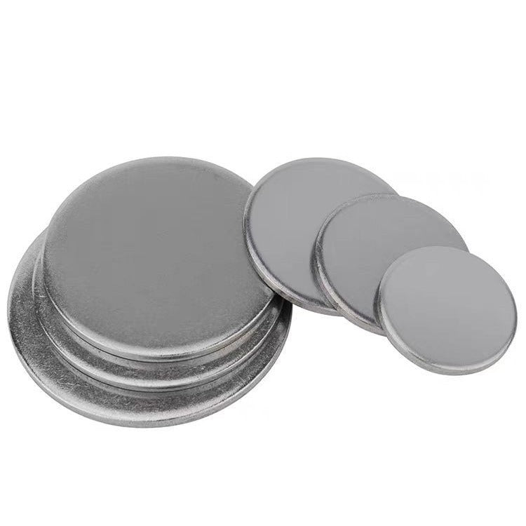 φ6-φ55 Solid Stamping Round Sealing 304 Stainless Steel Non-Porous Disc Gaskets Sheets for Pipe & Pipeline Sealing
