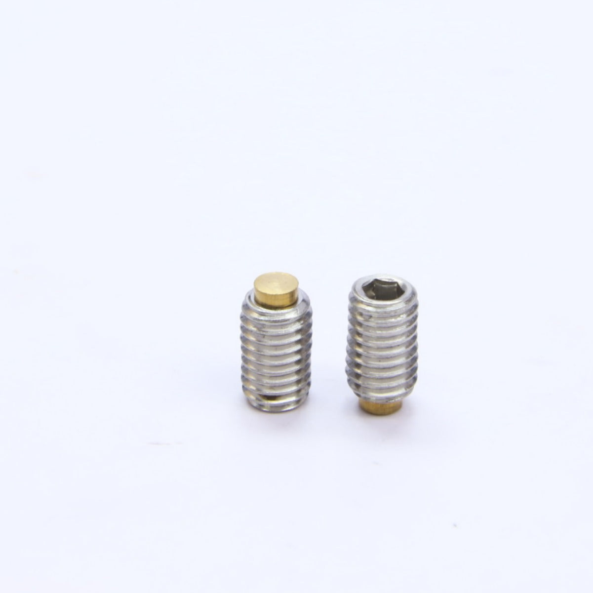 M5/M6/M10 304 stainless steel hexagonal copper head machine rice screw plunger buffer screw inlaid copper setting top wire for Machinery & Equipment