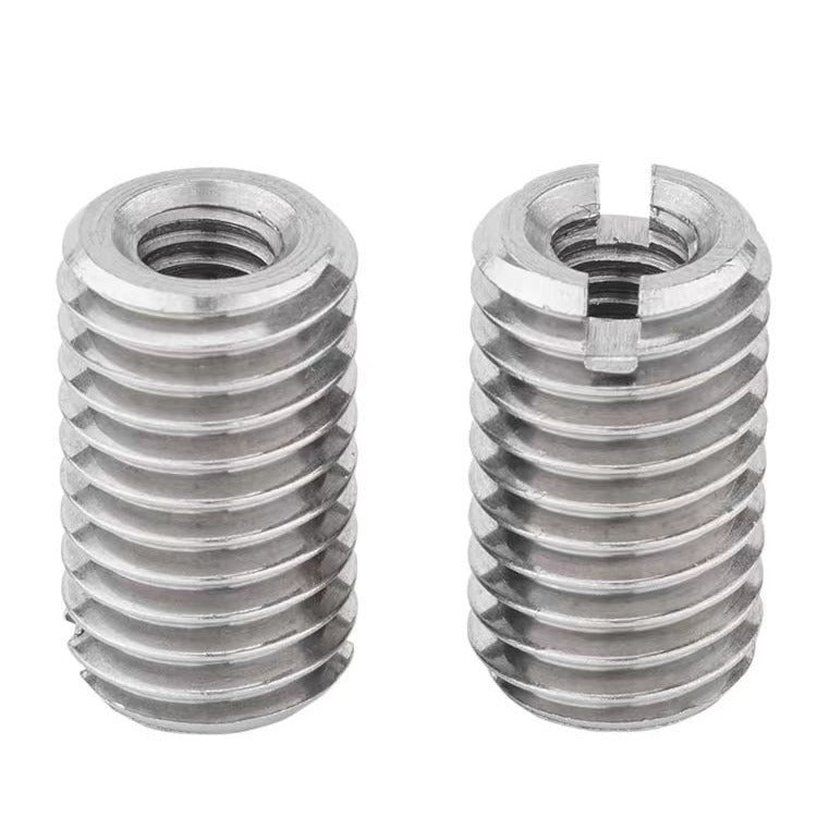 304 Stainless Steel Inner & Outer Tooth Nut Thread Conversion Reducing Nut Repair Wire Sleeve for Thread Conversion & Equipment Repair