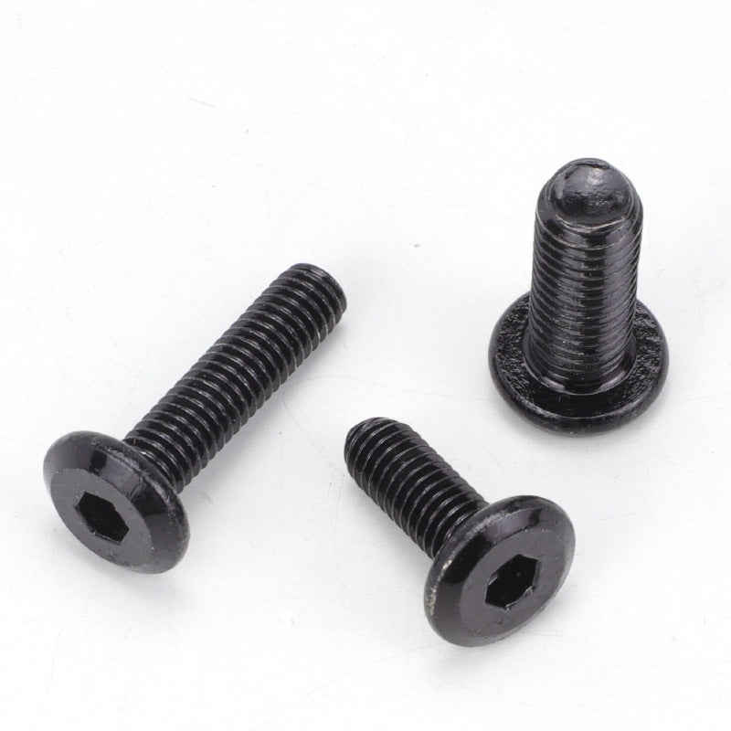 M2/M3/M4/M5/M6/M8 304 black zinc chamfered hexagon screws furniture bolts beveled screws for Furniture Fasteners