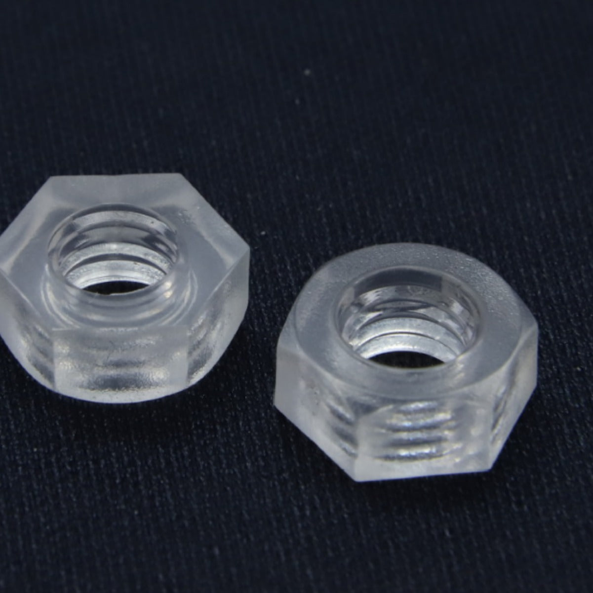 M2/M3/M4/M10 PC Clear Nuts Plastic Hex Nuts Acrylic Plastic Screws Nuts for Display Cases & Decor