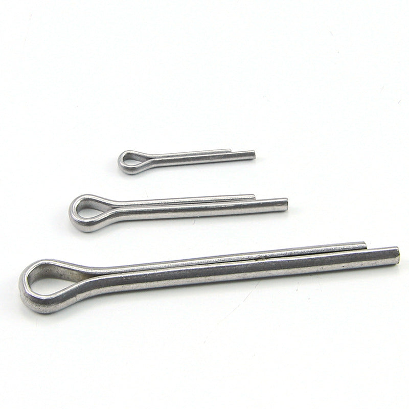 M1/M2/M3/M4/M5 304 Stainless Steel Elastic Pin R Type Opening Pin Anti-loose Fixed Pin Hairpin Pin for Machinery & Equipment Fixing