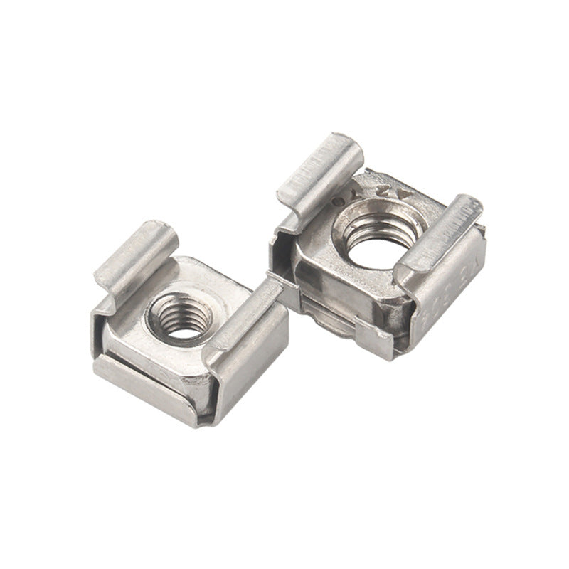 M4/M6/M10 304 Stainless Steel Cassette Nut Galvanized Cabinet Nut Iron Floating Nut for Cabinet & Furniture Assembly