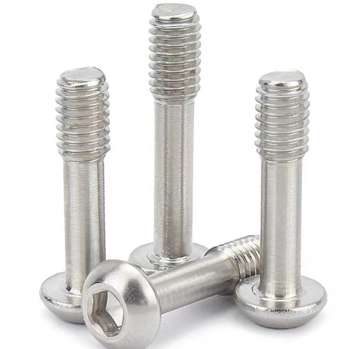 M2 304 stainless steel pan head inner hexagon loose screw semi-round head non-falling screw anti-falling half tooth bolt for Electronics & Small Devices