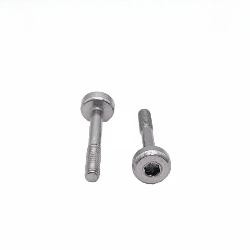 304 Stainless Steel Non-Standard Screw M3×19 Half Tooth Short Thin Head Hex Screw