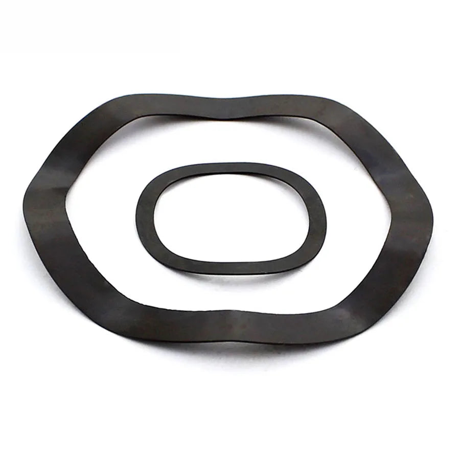 hree wave spring washers, m3 m4 m5 m6 m8 m10 m12 m14 m16 m19 m23 m25 m27 m31 m39 m41 stainless steel. wave type fence