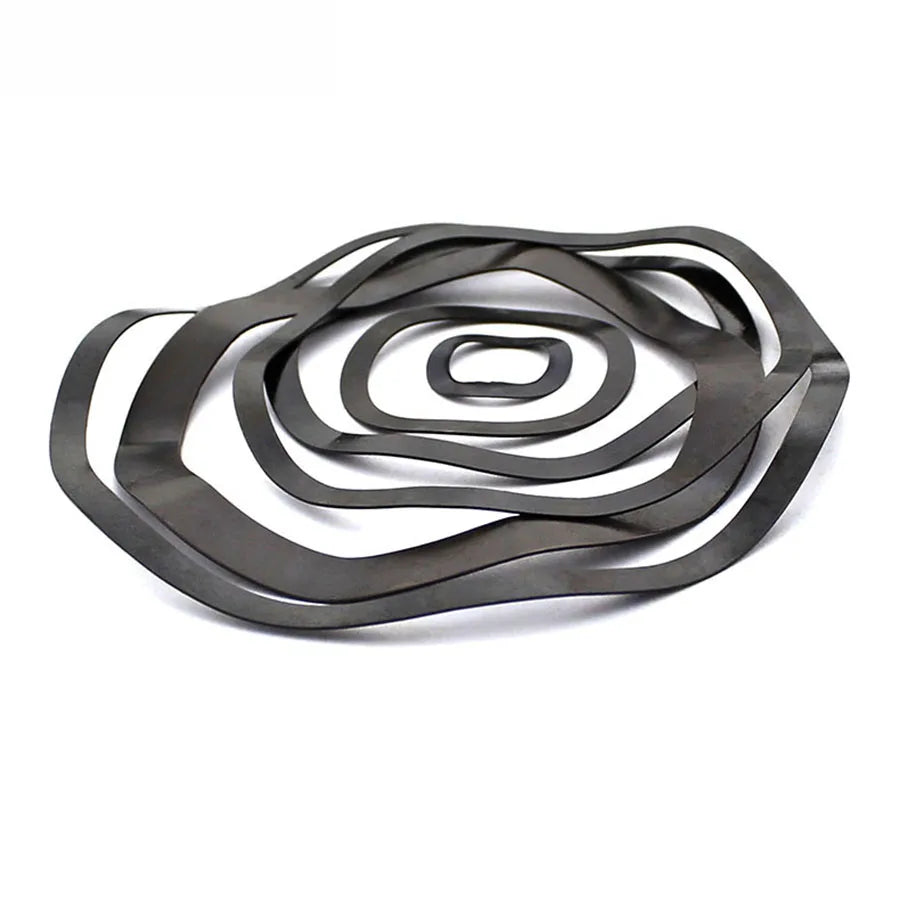 hree wave spring washers, m3 m4 m5 m6 m8 m10 m12 m14 m16 m19 m23 m25 m27 m31 m39 m41 stainless steel. wave type fence