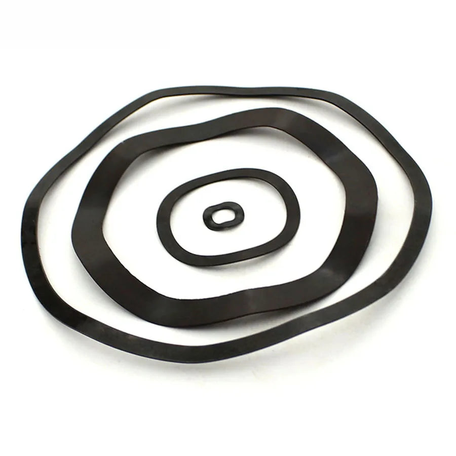 hree wave spring washers, m3 m4 m5 m6 m8 m10 m12 m14 m16 m19 m23 m25 m27 m31 m39 m41 stainless steel. wave type fence