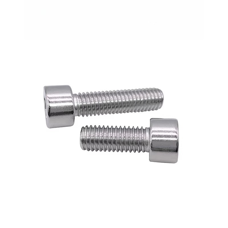 304/316 Stainless Steel UNC Screw  US Imperial Cylindrical Head Cup Head Hex Non-Knurled Machine Bolt