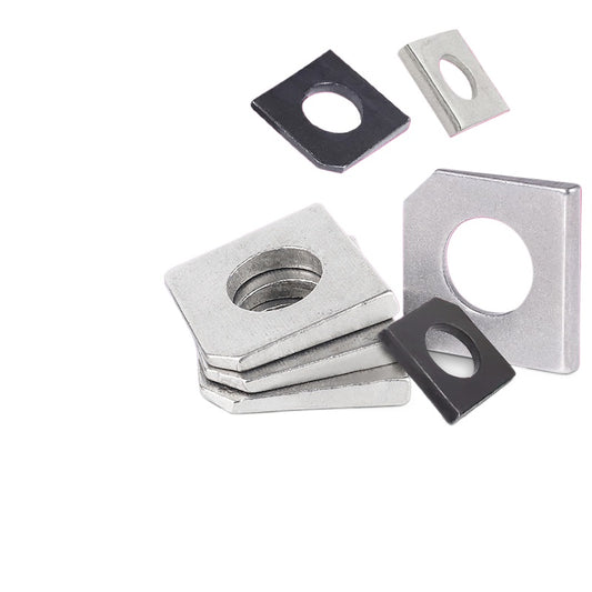 M6M8M10 304 stainless steel square oblique gasket carbon steel square oblique flat gasket square oblique gasket missing angle flat gasket  for Machinery & Furniture Fixing