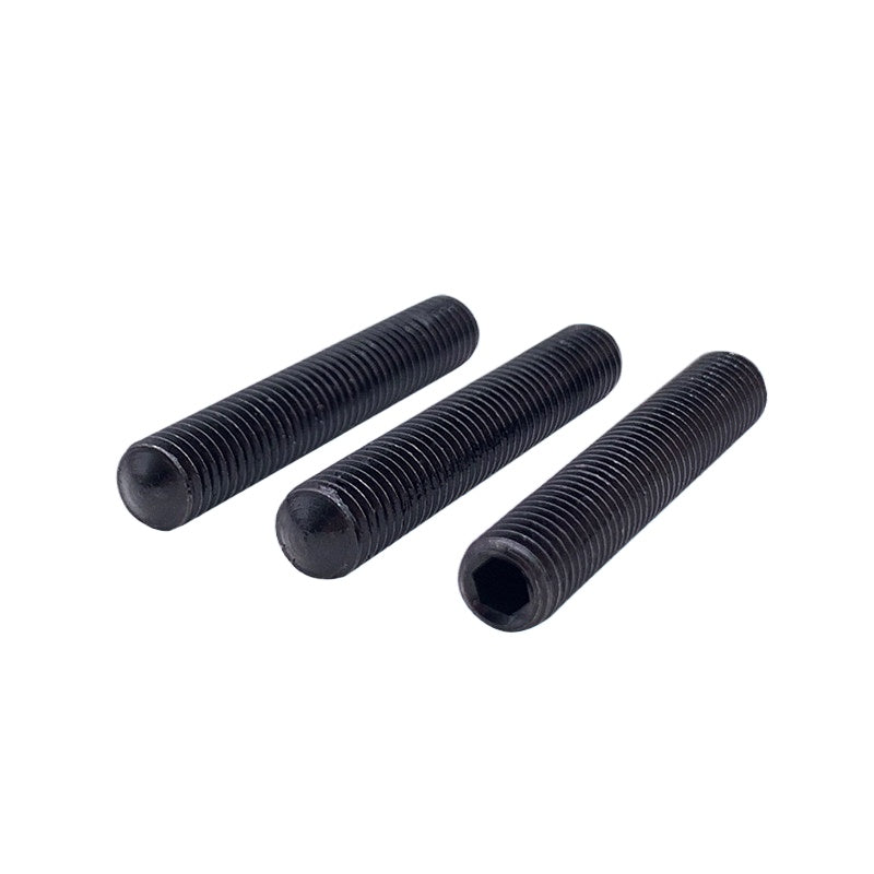 12.9 Grade 1/4-28 UNF Screw US Imperial Fine Thread Headless Spherical Cylindrical End Machine Screw