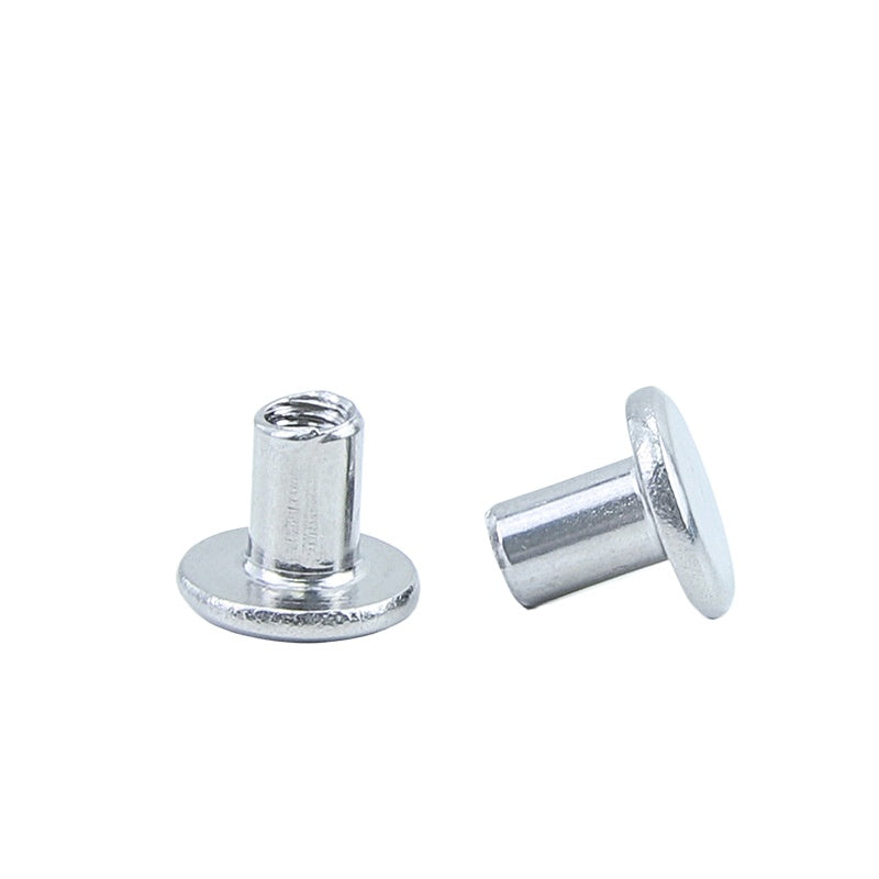 φ 4/φ 5 Nickel-plated carbon steel mother and child rivets, mother and child screws, iron mother nails, lock album, ledger nails letter screws  for Album & Leather Craft