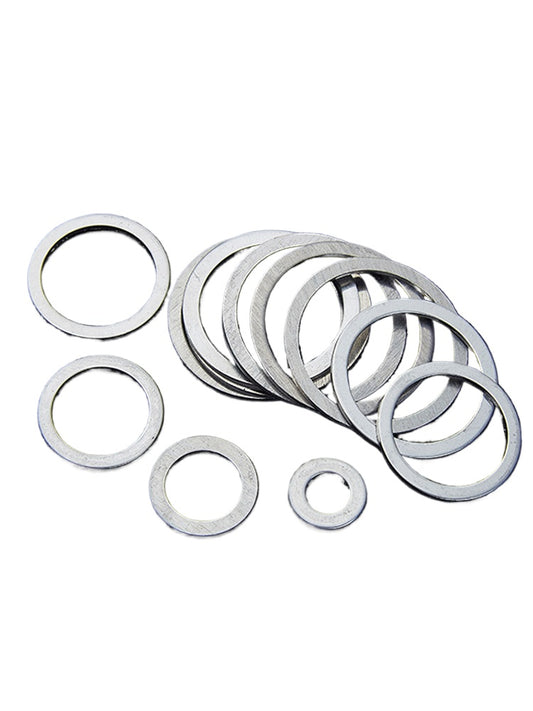 1060 Aluminum High-Temp Washers Heat Resistant Sealing Flat Gaskets for Industrial Use
