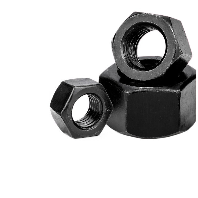 M2.5M5M10 304 stainless steel black hexagon nut screw nut outer hexagon nut bolt positioning nut for Industrial & Machinery Assembly
