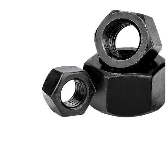 M2.5M5M10 304 stainless steel black hexagon nut screw nut outer hexagon nut bolt positioning nut for Industrial & Machinery Assembly
