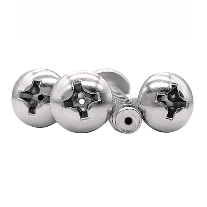 304/316 Stainless Steel Screw M2-M10 Phillips Pan Head Hollow Through-Hole Vacuum Exhaust Fastener
