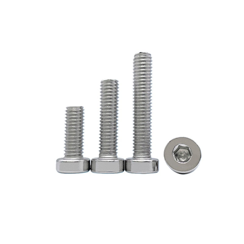 DIN7984 Socket Cap Screw 316 Stainless Steel M3-M10 Flat Low Thin Head Bolt