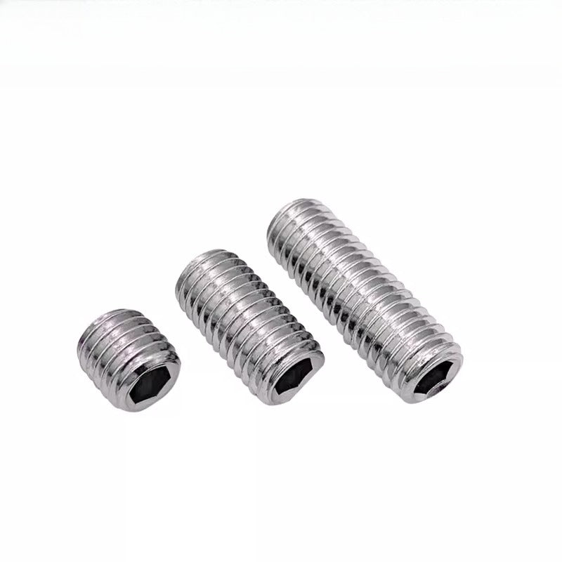 US Imperial UNC/UNF Set Screw Stainless Steel Hex Flat End Coarse Fine Thread Stop Fastener