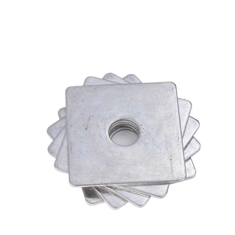 M3/M4/M5/M6/M20 304 stainless steel square gasket enlarged and thickened square meson flat gasket for Construction & Hardware Fastening