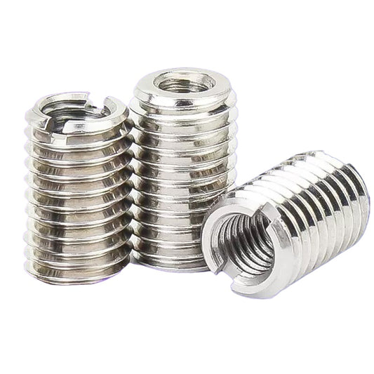M3/M4/M5/M6 6.8 grade 304 stainless steel inner and outer teeth screw sleeve for Metal & Plastic Fastening