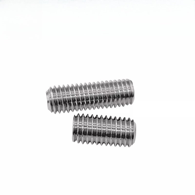 10#-32 UNF US Imperial Set Screw Copper Hex Flat/Concave End Fine Tooth Machine Fastener