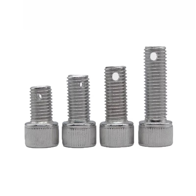 DIN912 304 SS Anti-Backout Screw M3-M10 Hex Socket Perforated Lead Seal Threaded Bolt